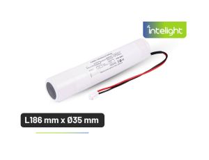 Pakiet akumulatorów NiCd 3,6V 3000mAh HT do oprawy Starlet White 3W 3H - L186 x Ø35 / 94913