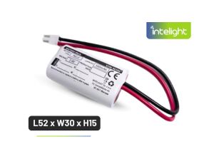 Pakiet akumatorów NiCd 2,4V 500mAh do oprawy Directo S w wersji 1h - L52 x W30 x H15 / 90300