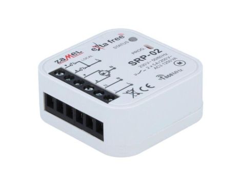 SRP-02 Sterownik rolet, dopuszkowy, 230VAC, NO x2, IP20, Ipracy max: 5A