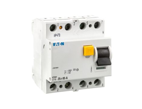 Wyłącznik różnicowoprądowy 4P 24A 0,5A typ A CFI6-25/4/05-A-DE 235783