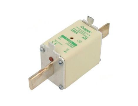 LNH1250M6A Bezpiecznik topikowy, 250A, 690VAC, aM, przemysłowy, NH1