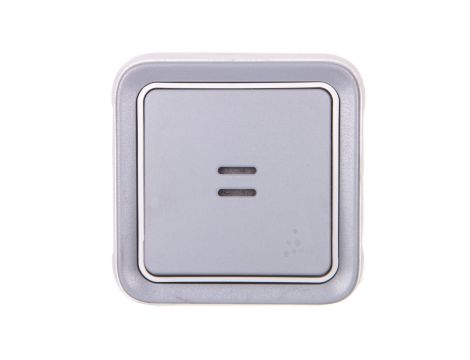PLEXO55 Przycisk z podświetleniem szary 069821