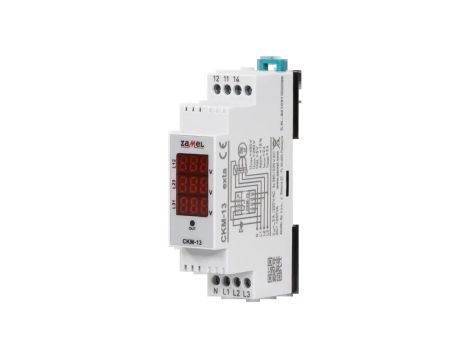 Cyfrowy czujnik kolejności i zaniku faz ze wskaźnikiem napięcia CKM-13 EXT10000328