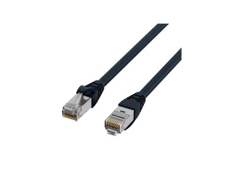 patchcord sftp C6a czarny /3 m/