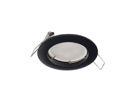 Punktowa oprawa sufitowa wpuszczana ZIVA Black IP20 okrągła czarna EDO777308