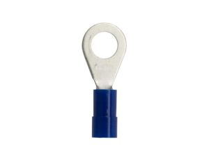 Końcówka oczkowa izolowana typ KC DIN 2,5mm2 / M6 miedziana cynowana galwanicznie niebieska 100szt.