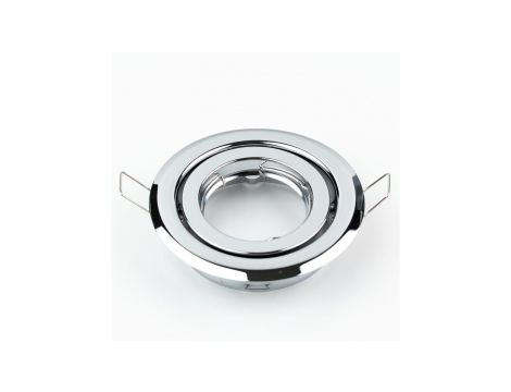 Punktowa oprawa sufitowa wpuszczana regulowana DAIRA Chrome IP20 okrągła chrom EDO777300