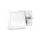 Plafon LED 2w1 Pherkad Square 8/12W 3000K-6000K IP44 Natynkowy Podtynkowy