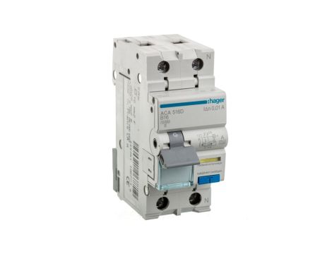 Wyłącznik różnicowo-nadprądowy RCBO 2P B16A 0,01A Typ A ACA516D