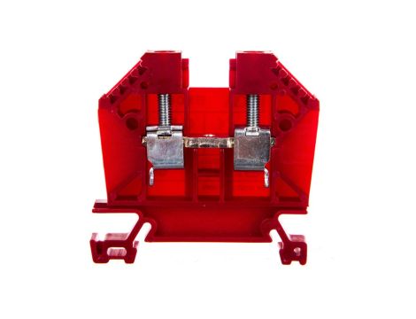 Złączka szynowa 2-przewodowa 6mm2 czerwona EURO 6/35 43401RD /50szt./