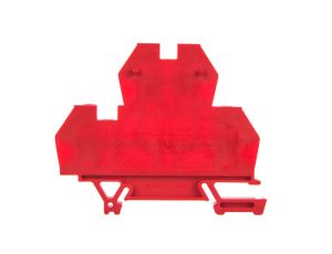 Złączka piętrowa 4-przewodowa 4mm2 czerwona EURO 43550RD /10szt./