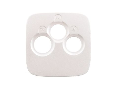 VALENA ALLURE Plakietka gniazda antenoweego tv-rd-sat końcowa perłowy 754799