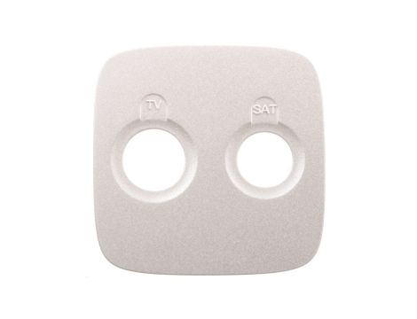 VALENA ALLURE Plakietka gniazda antenoweego tv-sat perłowy 754829