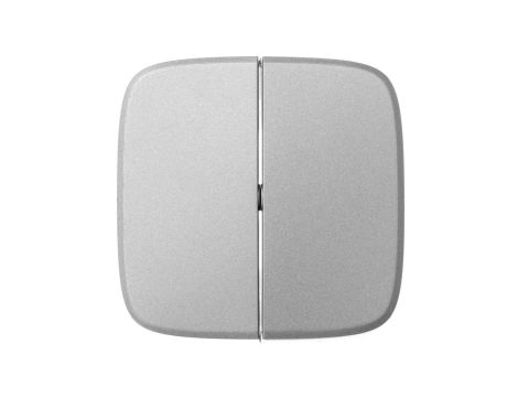 VALENA ALLURE Klawisz przycisku no/nc cięgnowy aluminium 755027