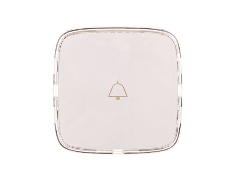 VALENA ALLURE Klawisz przezroczysty przycisku przełącznikanego no/nc z podświetleniem 755115