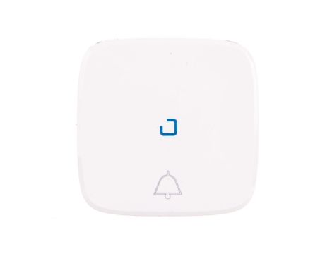 VALENA ALLURE Klawisz przycisku dzwonka z podświetleniem led biały 755090