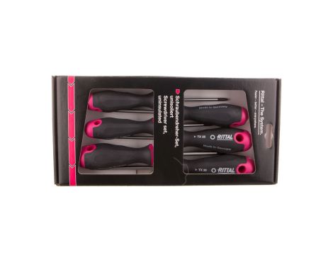 Zestaw wkrętaków nieizolowanych 6 części PH1 PH2 TX15 TX20 TX25 TX30 4052.201