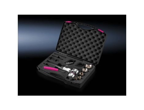 Ręczny dziurkownik hydrauliczny z wycinakami do blachy zestaw walizkowy M16-M40 4055.080