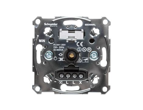 Merten Ściemniacz obrotowy 40-600W IP20 MTN5133-0000