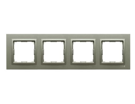 VENA2 Ramka poczwórna satyna 525084