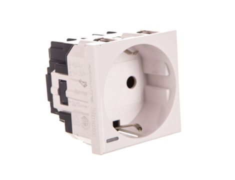 Axolute Gniazdo S 2P+Z 16A białe HD4141