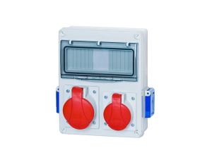 Rozdzielnica budowlana NEAPOL 1x5P 16A 1X5P 32A 2x2P+Z 8 modułów ITALINE ITA00119 ELIT50529