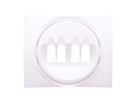 SISTENA LIFE Plakietka gniazda głośnikowego podwójnego pearl 771525