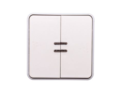 PLEXO55 Łącznik schodowy z podświeleniem biały / ecru 069626