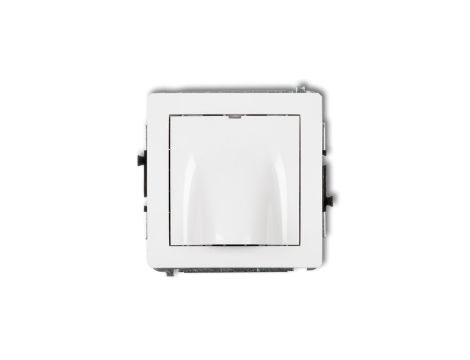 DECO Mechanizm wypustu kablowego biały DWPK