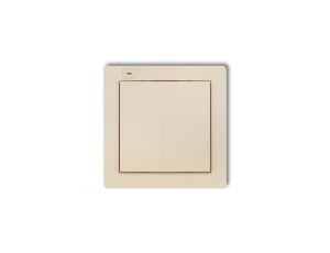 DECO Nadajnik 1-klawiszowy 2-kanałowy do systemu Exta Free beżowy 1DEF-1