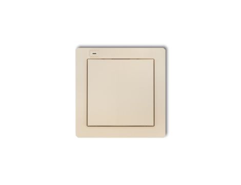 DECO Nadajnik 1-klawiszowy 2-kanałowy do systemu Exta Free beżowy 1DEF-1
