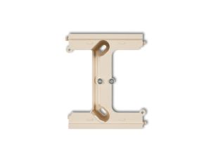 DECO Moduł rozszerzający puszkę natynkową pojedynczą, składaną do ramek wielokrotnych DECO beżowy 1DPU-2