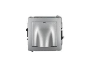 DECO Mechanizm wypustu kablowego srebrny metalik 7DWPK