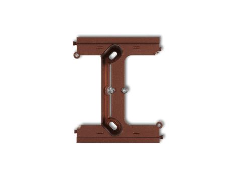 DECO Moduł rozszerzający puszkę natynkową pojedynczą, składaną do ramek wielokrotnych DECO brązowy metalik 9DPU-2