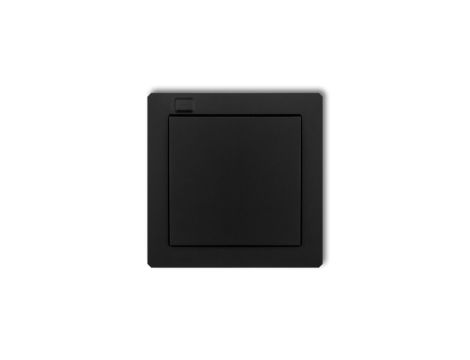 DECO Nadajnik 1-klawiszowy 2-kanałowy do systemu Exta Free czarny mat 12DEF-1