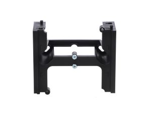 DECO Moduł rozszerzający puszkę natynkową pojedynczą, składaną do ramek wielokrotnych DECO czarny mat 12DPU-2