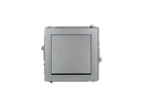 DECO Łącznik jednobiegunowy srebrny metalik 7DWP-1