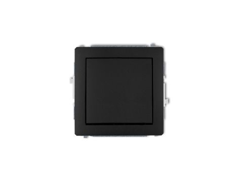 DECO Łącznik jednobiegunowy czarny mat 12DWP-1