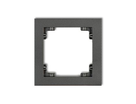 DECO Ramka pojedyncza grafitowy 11DR-1