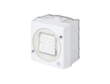 SENIOR Przycisk /światło/ podświetlany biały WHS-5L