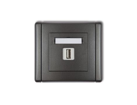 FLEXI Gniazdo pojedyncze USB-AA 3.0 grafitowy 11FGUSB-5