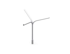 OG Wysięgnik lampowy trójramienny na słup oświetleniowy fi 60 mm 105stopni 40112302