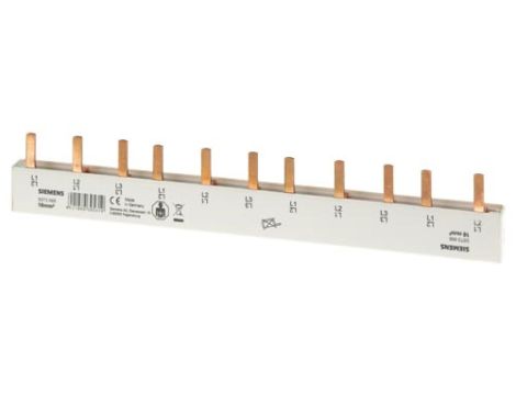 Szyna łączeniowa 3P 16mm2 sztyftowa 11 modułowa (dla RCCV 3+N z lewej strony) pełna izolacja5ST3668 /10szt./