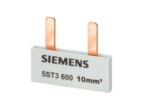 Szyna łączeniowa 1P + styk 10mm2 sztyftowa 6 modułowa pełna izolacja 5ST3604 /10szt./