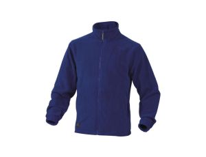 Bluza z polaru poliestru, 280G niebieska rozmiar M VERNOBRTM
