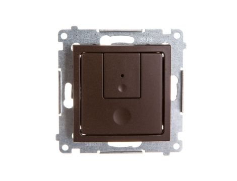 Simon 54 Ściemniacz dwuprzyciskowy 40–500W brąz mat D75310.01/46