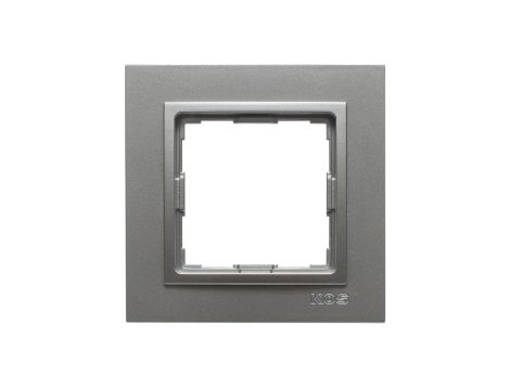 VENA2 Ramka pojedyncza aluminium 524081