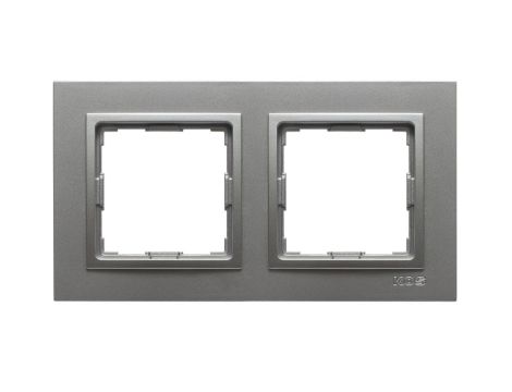 VENA2 Ramka podwójna aluminium 524082