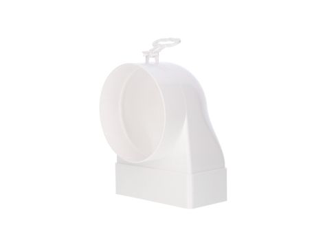 Kolano łącznikowe 90st. 60x120/fi100mm KP120-23