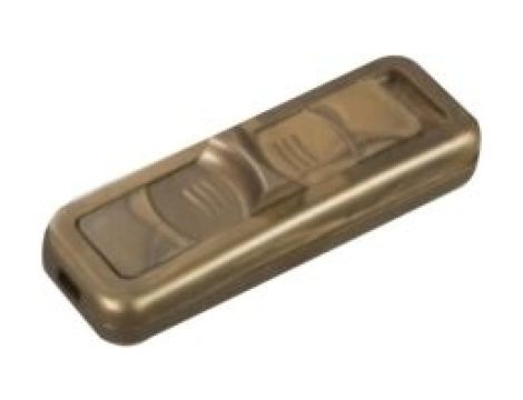 Wyłącznik suwakowy przelotowy lub końcowy 1-torowy 2,5A/250V złoty WS-1P/ZŁOTY